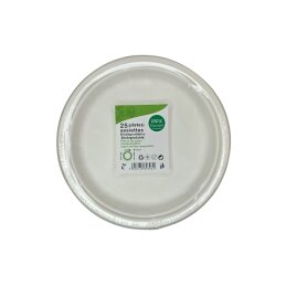 Popierinės lėkštės 23cm/25vnt 7827