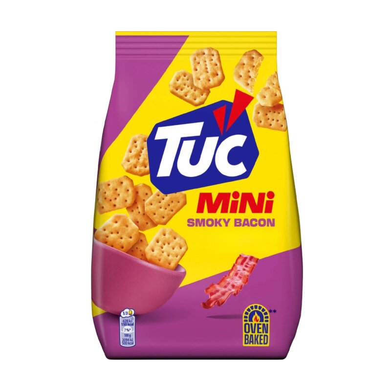 Krekeriai  TUC  100g mini rūkyto bekono skonio