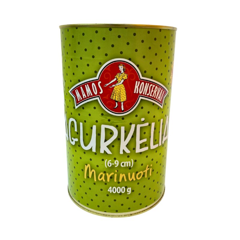 Marinuoti agurkėliai  Mamos konservai  4000g