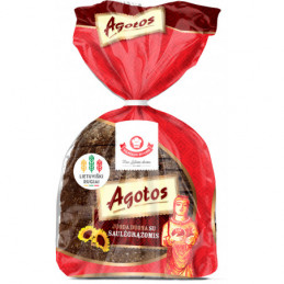 AGOTOS tamsi duona su saulėgrąžomis, 375g