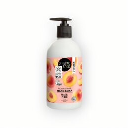 Muilas rankoms  Organic Shop  Rose & Peach 500ml