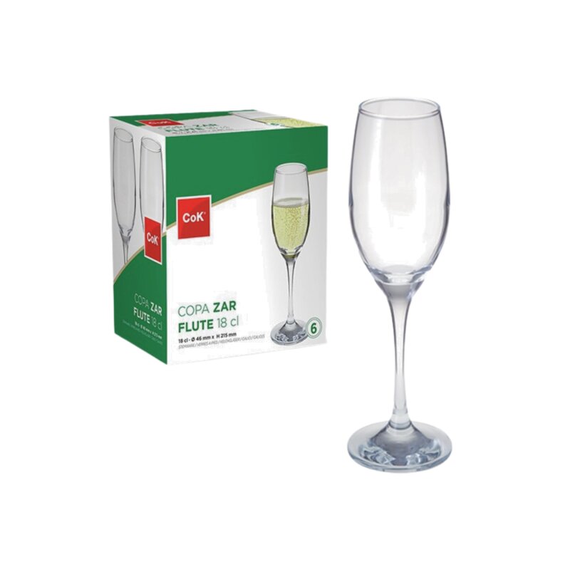 Taurės šampanui FLUTE 6 vnt 440041