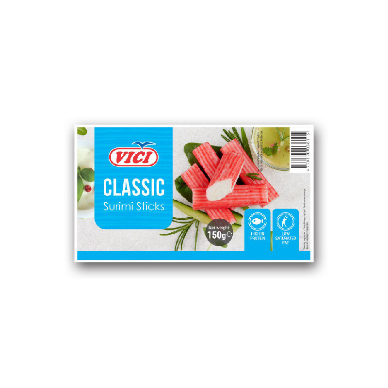 Atšaldytos krabų skonio lazdelės VIČI 150g