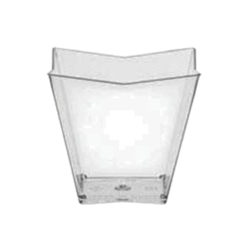 Plastikiniai vienkartiniai indeliai desertui 50vnt  110ml  105