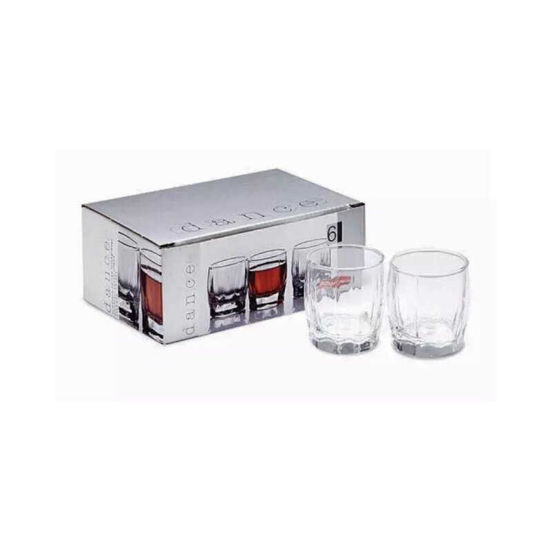 Stikliukai DANCE 6vnt