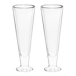 Stikliniai alaus bokalai 2vnt*300ml su dvigubomis sienelėmis 624293 Maku