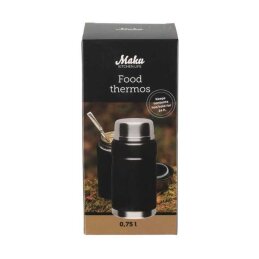 Termosas maistui 0.75l Maku juodas 619530