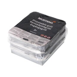 Vienkartinės kepsninės Mustang  3vnt