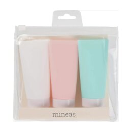 Silikoniniai kelioniniai buteliukai 3vnt 65ml