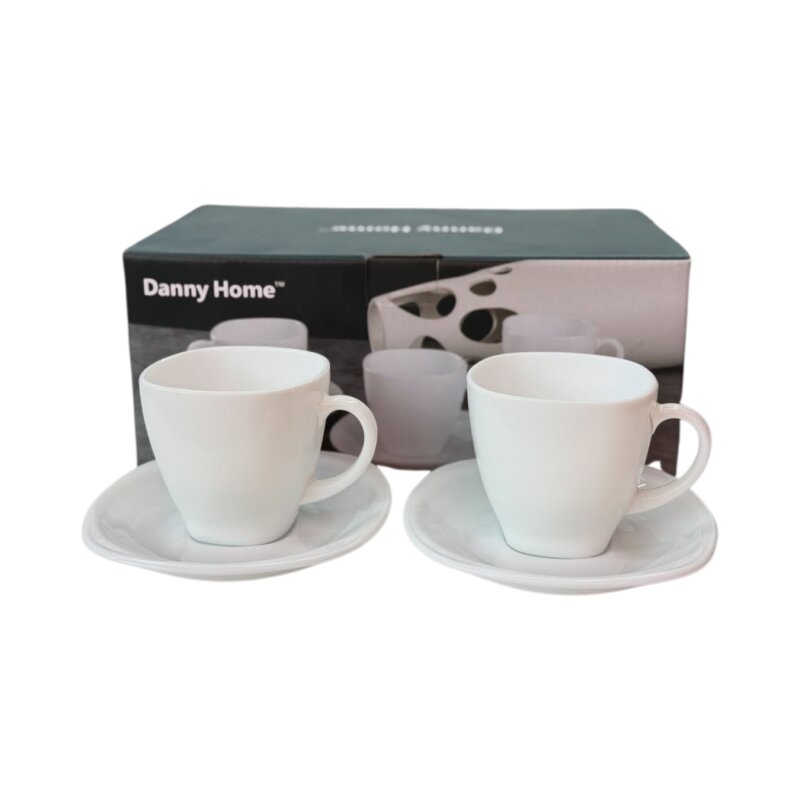 Kavos puodelių komplektas 12 dalių FKFB210-W Danny Home