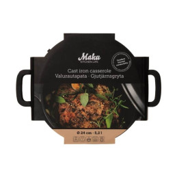 Ketaus puodas 5.2l 24cm 295734 Maku