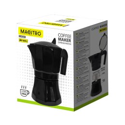 Kavinukas aliuminis juodas MR1658-3 Maestro