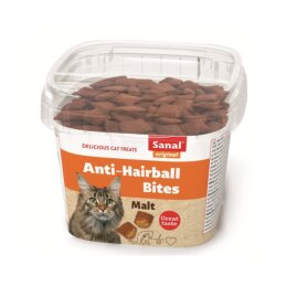 Papildas katėms nuo sąvėlų  SANAL Anti-Hairball Bites 75g