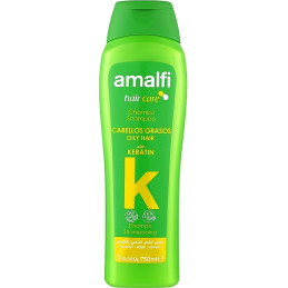 Šampūnas  Amalfi  750ml su keratinu riebiems plaukams