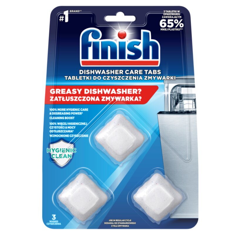 Indaplovių valiklis Kleaner Tab 3vnt Finish