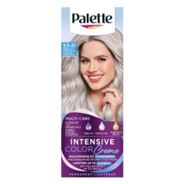 Dažomasis plaukų kremas Palette ICC 9.5-21 švytinti sidabrinė šviesi