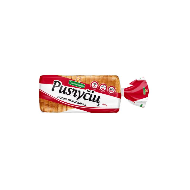 PUSRYČIŲ duona skrudinimui, 500g