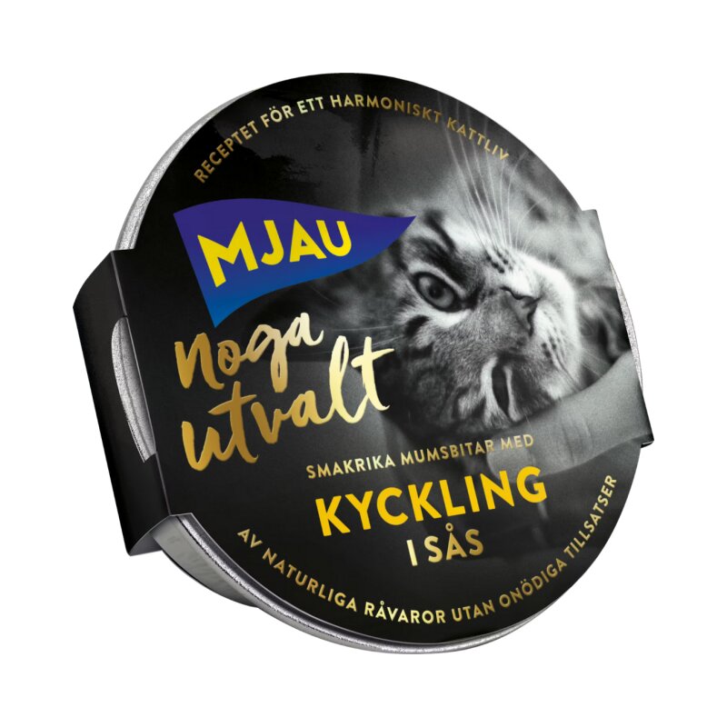 Maistas katėms  MJAU  vištiena padaže, 85g