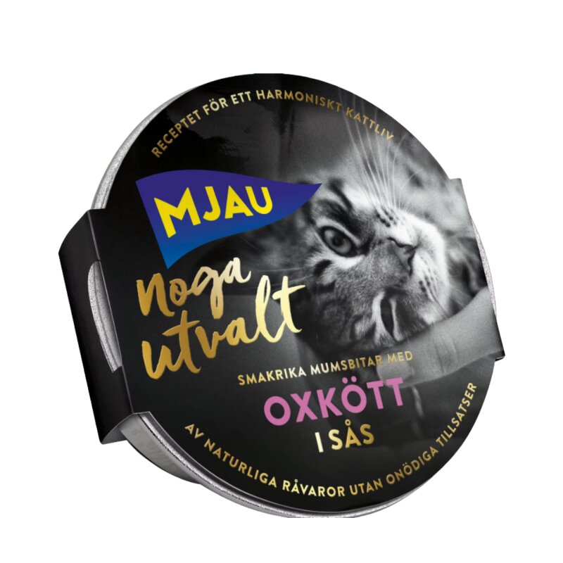 Maistas katėms  MJAU  jautiena padaže, 85g