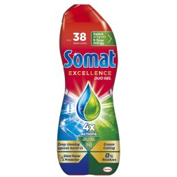 Indų plovimo gelis indaplovėms  Somat  Excellence duo gel 684ml