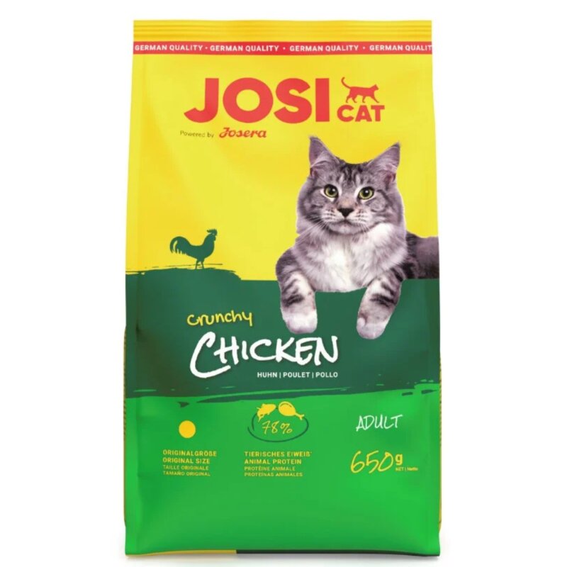 Visavertis pašaras išrankioms suaugusioms katėms JosiCat  Chicken 650g