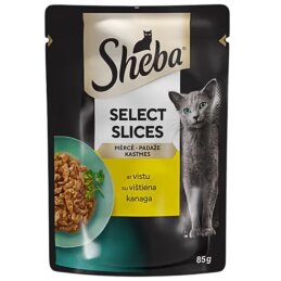 Konservuotas ėdalas katėms SHEBA  su vištiena 85g