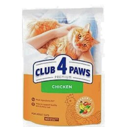 Ėdalas katėms sausas  Club 4 Paws  300g  su vištiena
