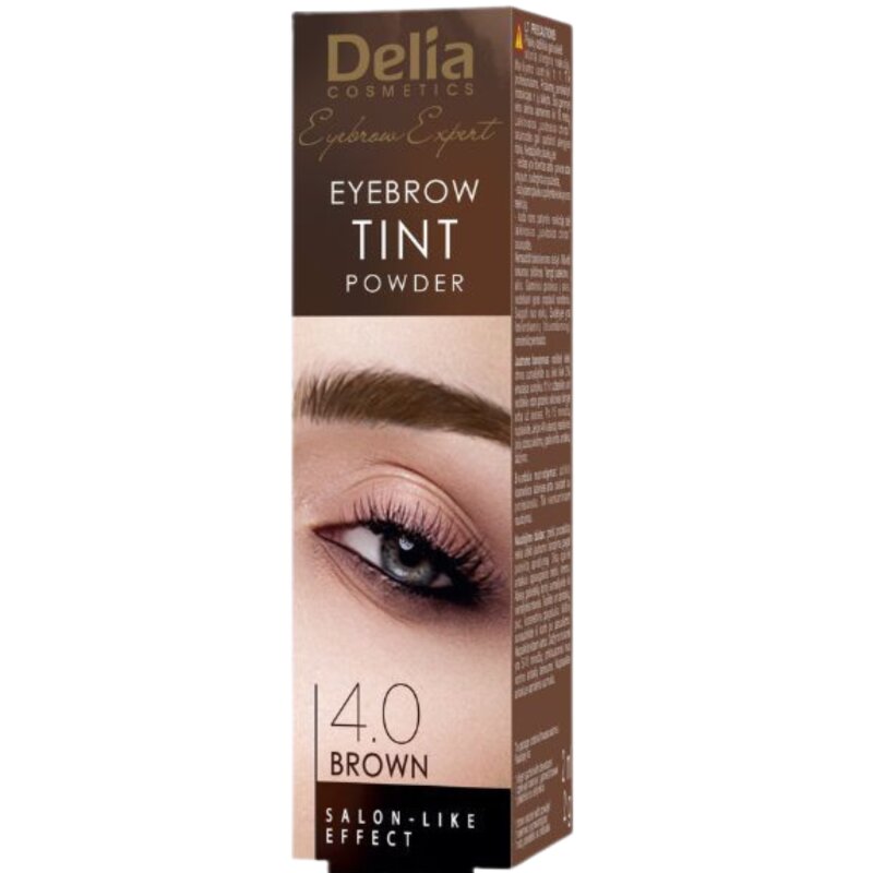 Antakių ir blakstienų dažai  Delia  rudi 2g