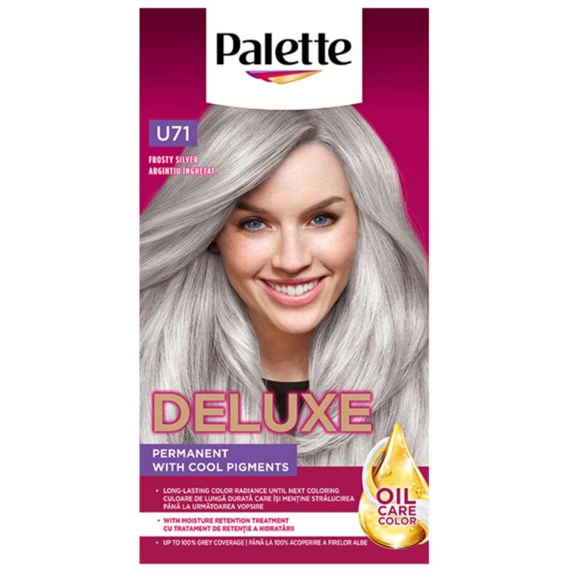 Plaukų dažomasis kremas  Palette  U71 Apšerkšnijęs sidabras