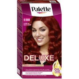 Palette Deluxe dažomasis plaukų kremas Nr. 6-888 raudoni