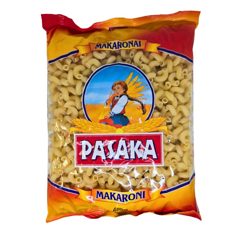 Makaronai PASAKA sraigteliai 400g