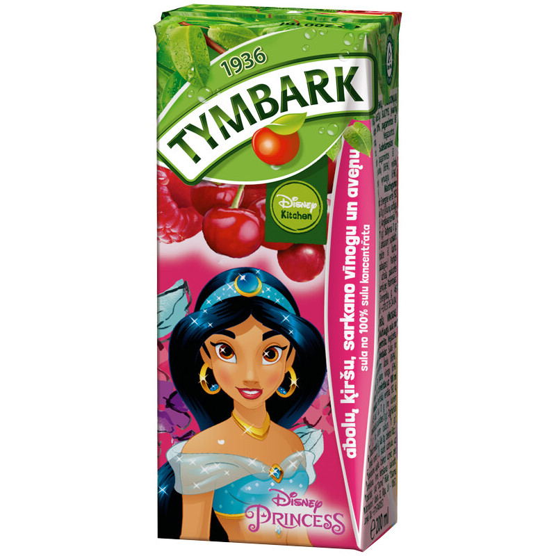 Sultys  Tymbark  obuolių, vyšnių, raudonųjų vynuogių aviečių, 200ml