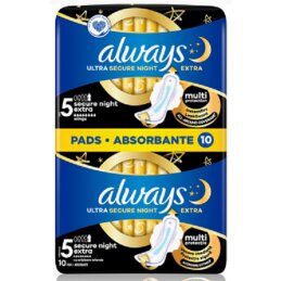 Higieniniai paketai  ALWAYS Ultra Super Night  10vnt