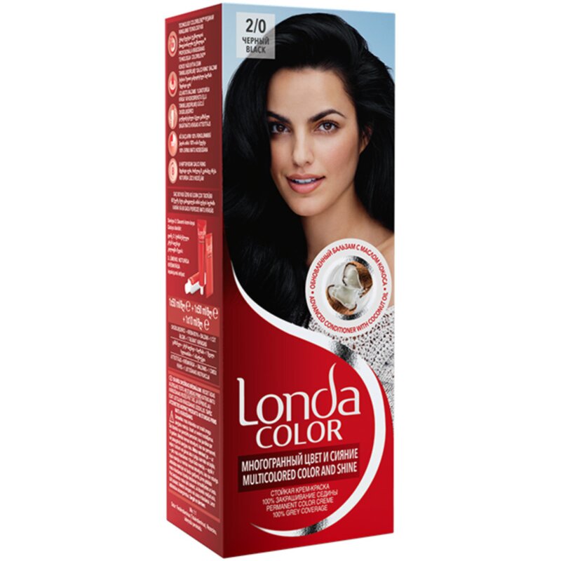 Plaukų dažai  Londa Color     Black   Nr. 2/0