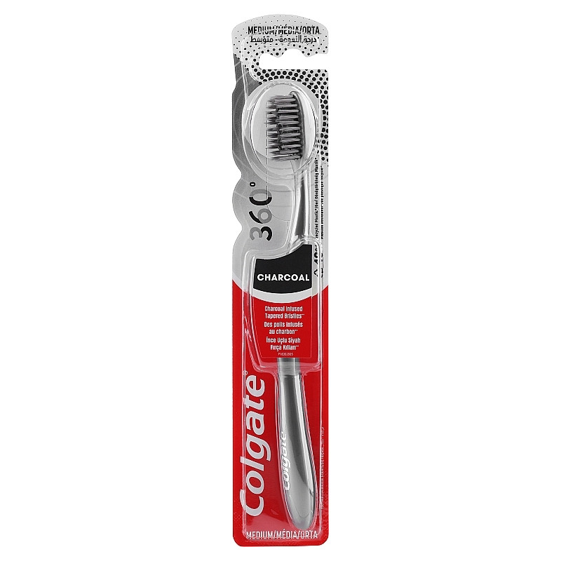 Dantų šepetėlis  Colgate  Charcoal Medium