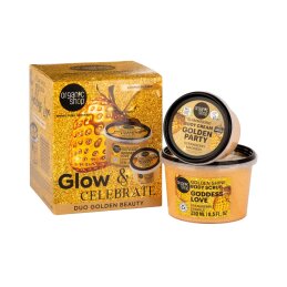 Kūno priežiūros rinkinys  Organic Shop  Glow&Celebrate
