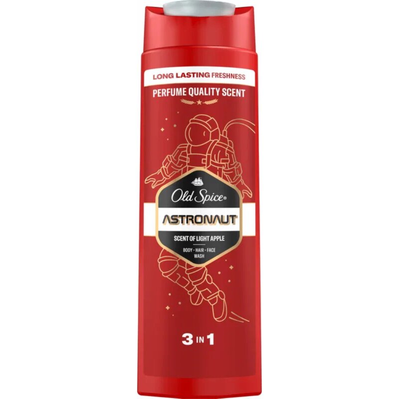 Dušo gelis+šampūnas  Old Spice  Astronaut , 400 ml