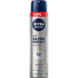 Purškiamas vyriškas antiperspirantas Nivea Men  Silver Protect 250ml