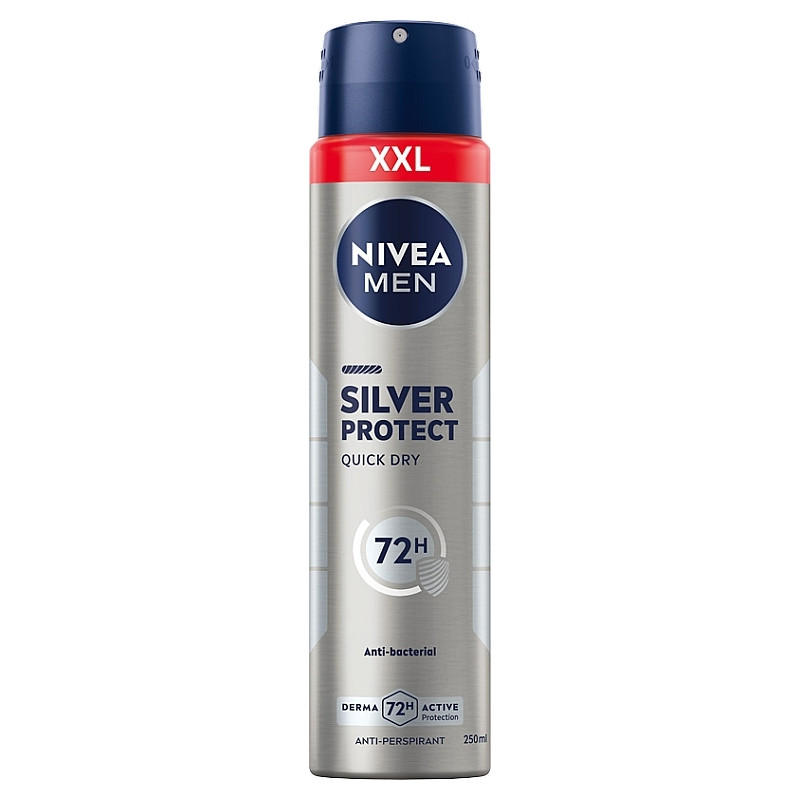 Purškiamas vyriškas antiperspirantas Nivea Men  Silver Protect 250ml