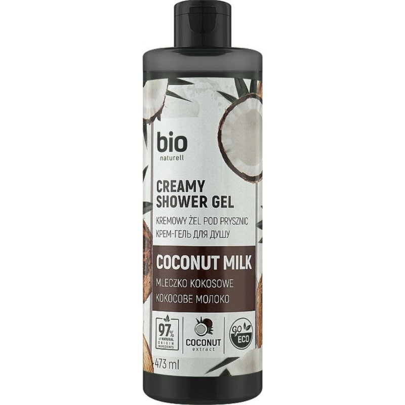 Kreminė dušo želė bio naturell Coconut Milk 473ml
