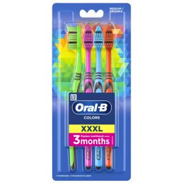 Dantų šepetėliai  Oral-B  Colors, Medium 4vnt