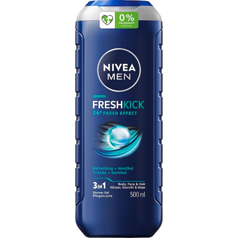 Dušo želė   Nivea  500ml Fresh kick men