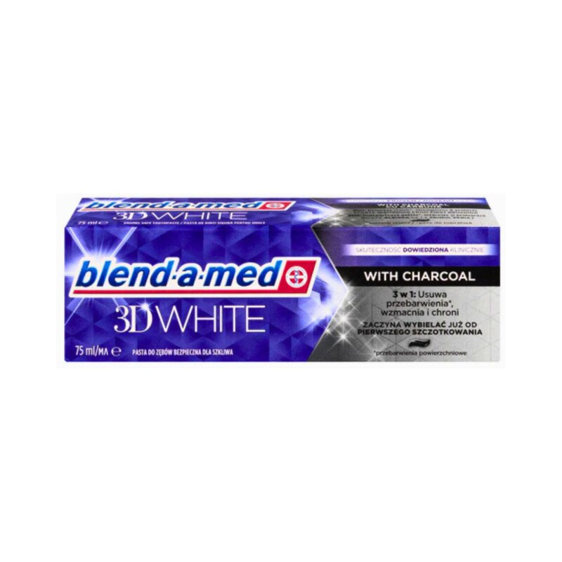 Dantų pasta  Blend A Med  3D White Charcoal 75ml