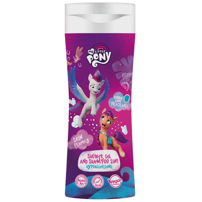Dušo želė ir plaukų šampūnas  My little pony 2in1  300ml