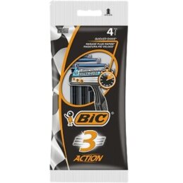 Vienkartiniai skustuvai  Bic3  Action 4vnt