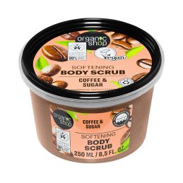 Kūno šveitiklis Organic Shop  kavos-cukraus 250ml