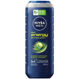 Dušo želė kūnui, veidui ir plaukams Nivea  Energy 500ml