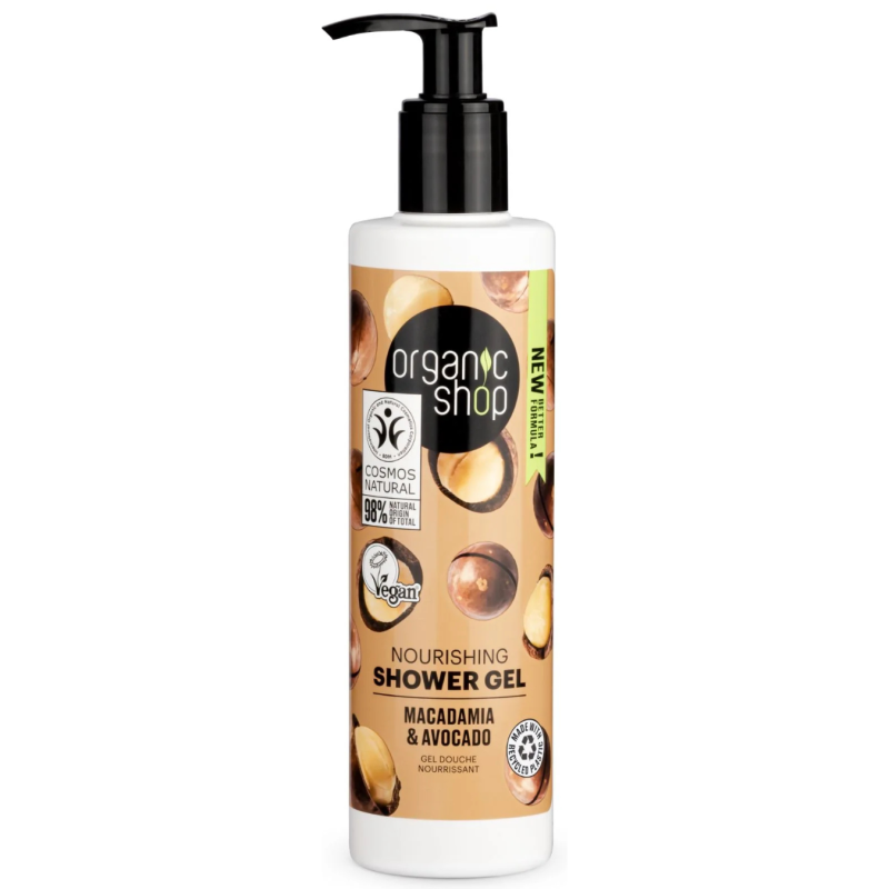 Dušo želė  Organic Shop  Macadamia & Avocado 280ml