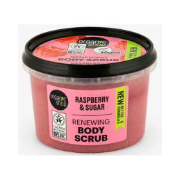 Kūno šveitiklis Organic Shop  aviečių-cukraus 250ml