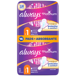 Higieniniai paketai Always Platinum Normal 16vnt